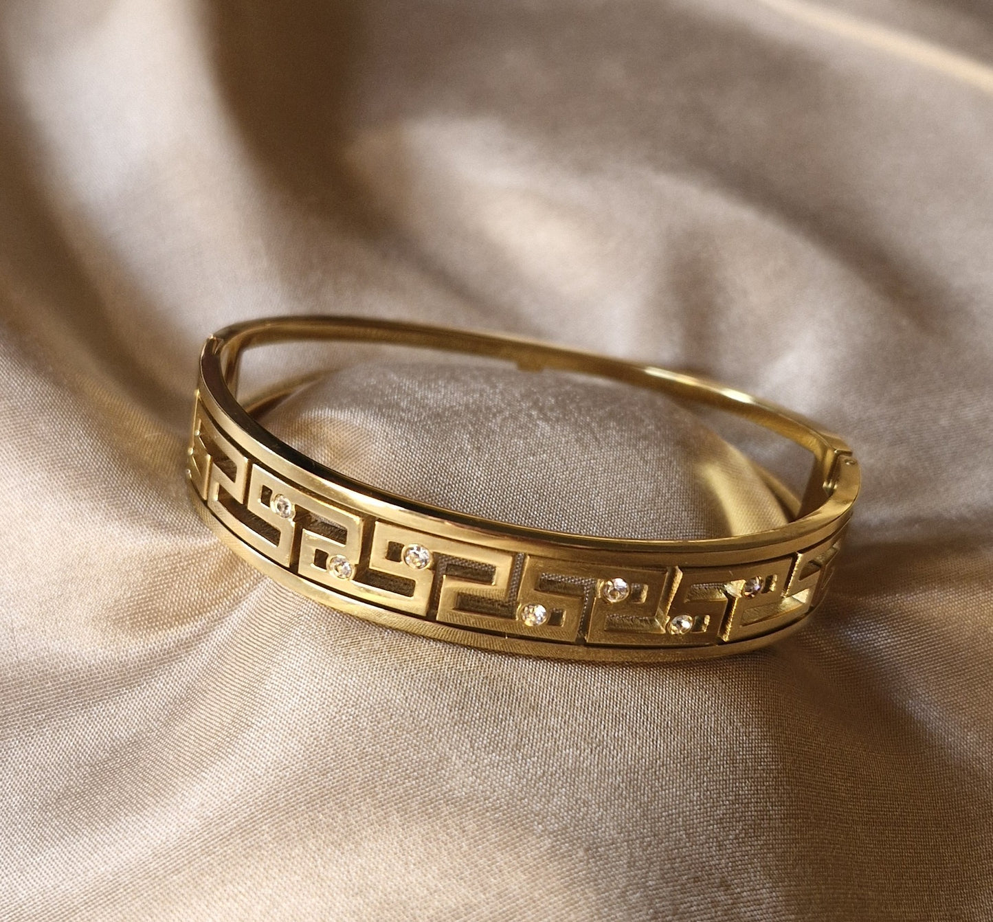 Geo Luxe Anti-Tarnish Crystal Bracelet