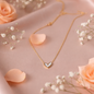 Pure White Heart Anti-Tarnish Necklace