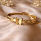 Golden Wing Butterfly Anti-Tarnish Bracelet