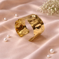 Golden Foil Cuff Anti Tarnish Bracelet