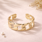 Chunky Link Design Anti-Tarnish Cuff Bracelet